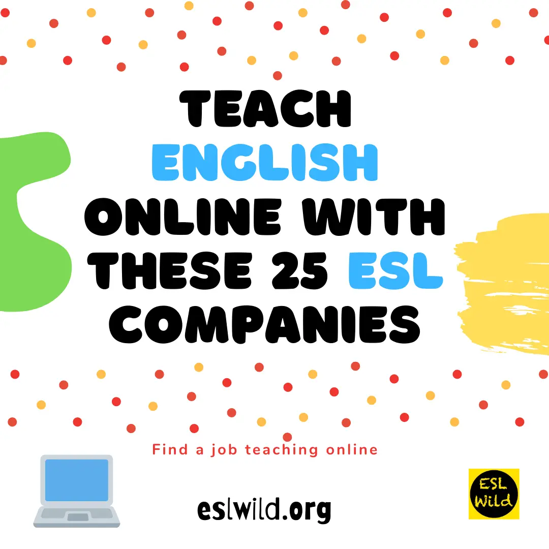 25 places to teach English online