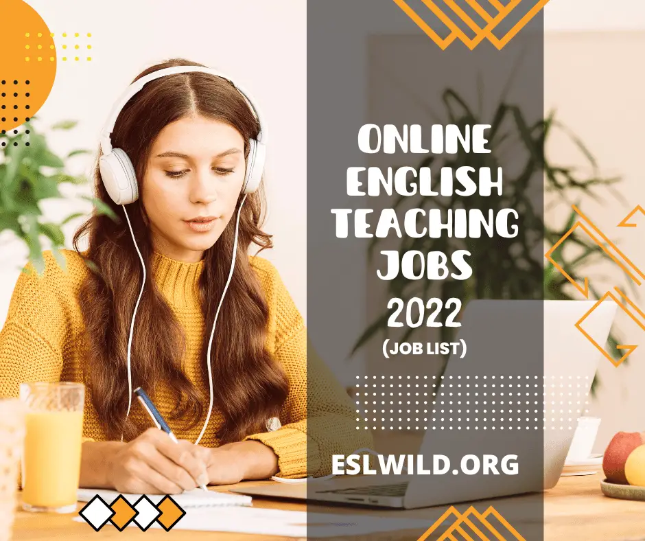 Online English teaching jobs